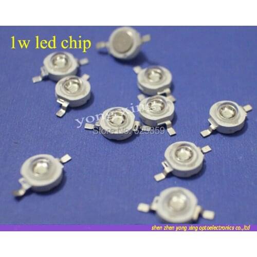 10pcs 1W High Power green 520K-530K led 3.0-3.4V 350mA 70-80Lm Lamp beads