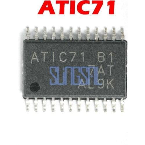 10pcs/lot 100% Original ATIC71 used computer board vulnerability Engine maintenance chips commonly IC SSOP-24