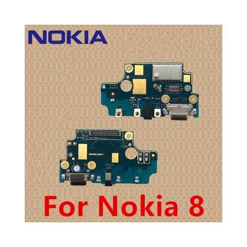 100% Original For Nokia 8 OEM Charging Port PCB Board USB Charging Dock For Nokia X7 X6 6.1 7 .1 7 PLUS For Nokia 6 7 8