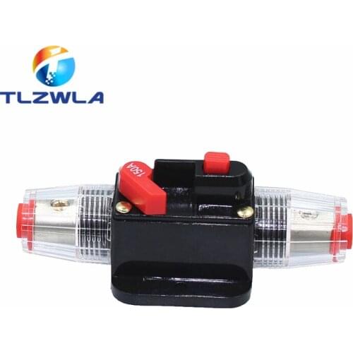 100A 50A 60A 80A 150A 12V 24 Car Truck Audio Amplifier Circuit Breaker Fuse Holder AGU Style Stereo Amplifier Refit Fuse Adapter