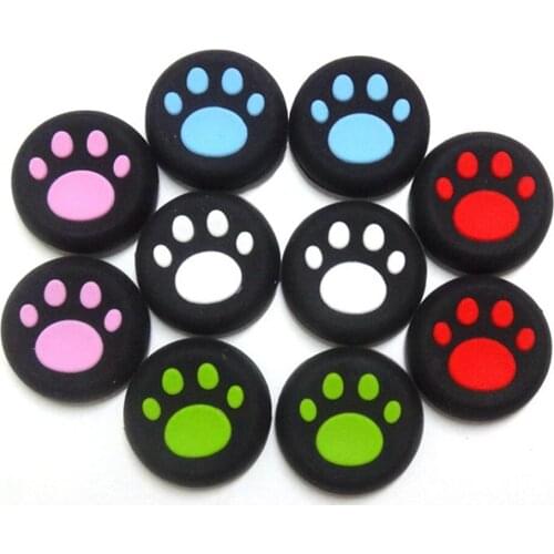 2PCS for playstation 4 cat paw thumbstick joystick cover grips caps skin for ps3 ps4 XBOX 360 one Free shipping