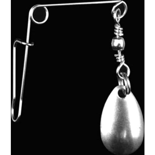 20Pcs/Bag Spinnerbait Simulation bait accessories 0.8g stainless steel balance bracket ring silver sequins steel