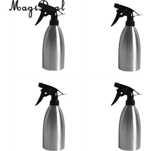 500ml Gardening Tool Stainless Steel Watering Can Plant Spray Bottle Silver
