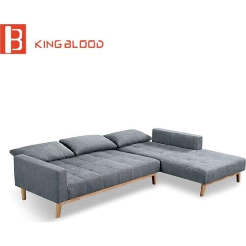 Accessories L shape folding sofa cum bunk bed design with stainless steel legs furniture