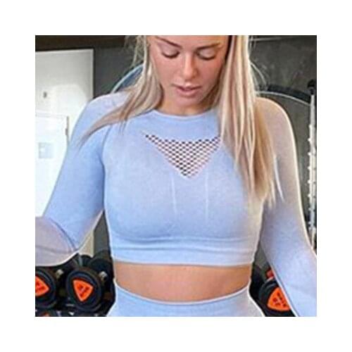 Shark knitting European and American cross-border Amazon independent station AliExpress sexy seamless sports yoga fitness suit w