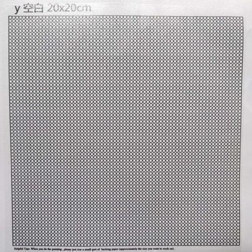 "Blank Grid" Diamond Embroidery Empty Canvas Square/Round Drill Blank Diamond Painting Adhesive Tools Accessories Canvas