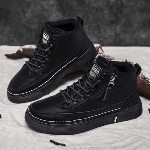 ANGLIU Mens Winter Boots