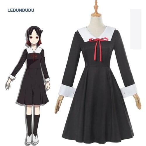Anime Kaguya-sama: Love is War Kaguya Shinomiya Cosplay Costumes Chika Girl School Uniform Women Dress for Halloween party