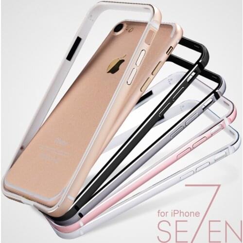 CAPSSICUM Creative Bumper Case for iPhone 7 8 Plus Soft TPU Hard Aluminum Metal Alloy Frame Luxury for iphone 7Plus 8Plus