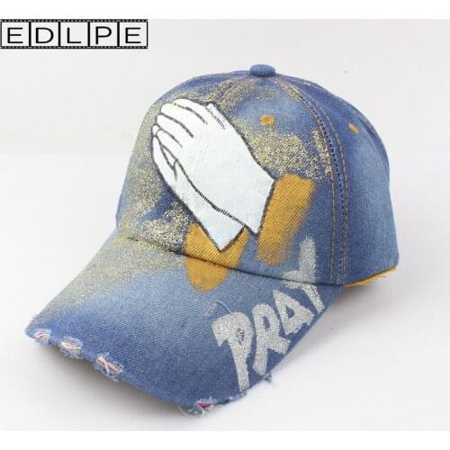 Rilakkuma Cross Border New Adult Baseball Cap Palm Feather Modeling Kpop Denim Sun Hat Wholesale Streetwear Ny Hat and Purse Set