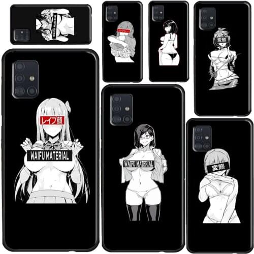 Sugoi Senpai Anime waifu Case For Samsung A51 A71 A11 A31 A10 A20 A30S A40 A50 A70 A20e A21S A12 A32 A42 A52 A72