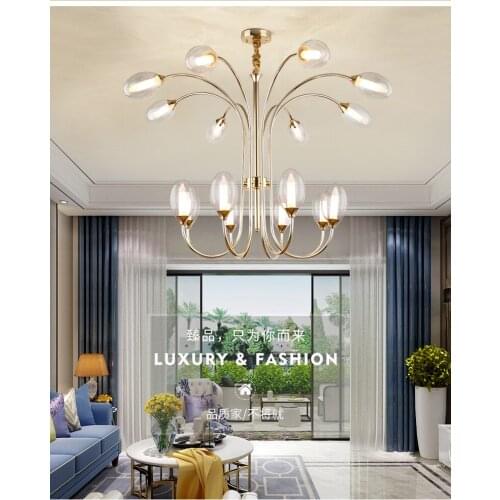 Designer ball in the ball creative chandelier living room dining room bedroom lamp hotel clubhouse villa lighting factory direct