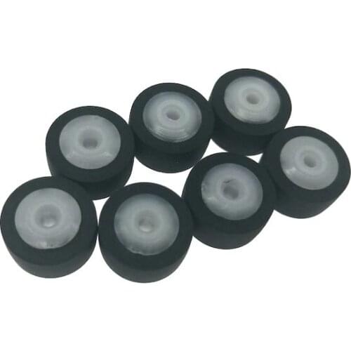 1-7pcs 13mmx8x2 retractor press belt pulley deck audio pressure recorder cassette pinch roller tape Card Seat Stereo vintage