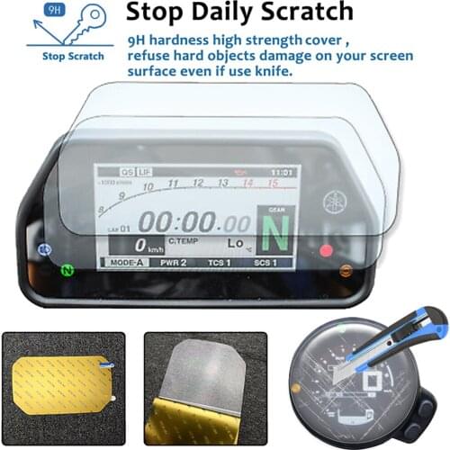 For YAMAHA YZF-R1 YZF-R1M YZF-R15 2015 2016 2017 Motorcycle Accessories Cluster Scratch Protection Film Screen Protector