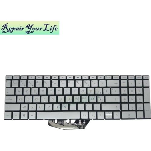 BE keyboard for HP 15-DA 15-DB 15-EC 15-CN 15-CW 15-da0000 15-DA0002DX Belgian white backlight no frame accessories