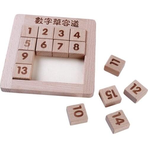 Creative Digital Huarong Road Children Intelligence Development Brain Classical Decompression Customs Puzzle Strong Puzzle Games