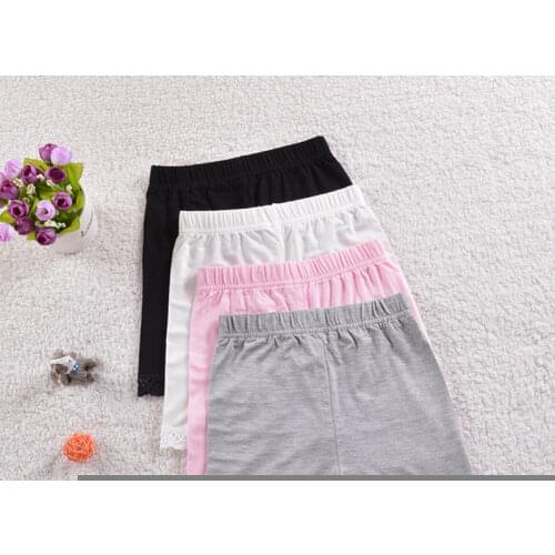 Summer Girls Shorts lace Girls Safty Shorts Pant Kids Beach Pants Shorts Kids Trousers Childrens Pants 2-10 Year
