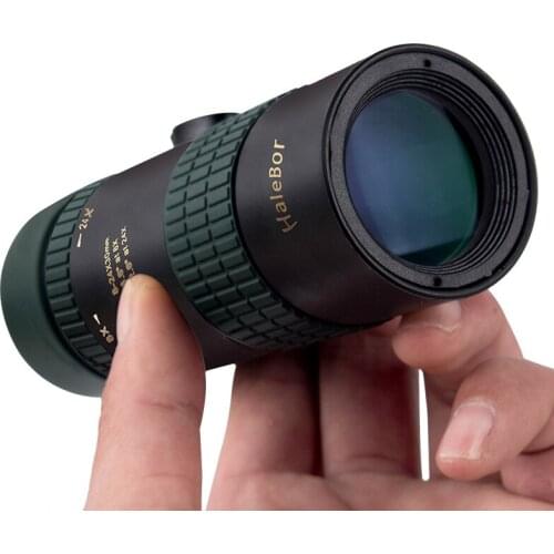 Mobile Phone Camera Monocular 8-24x30 Continuous Zoom HD High Magnification Portable Glasses Binoculars for Hunting Trave