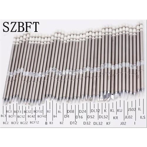 40 type T12-BC1 BC2 BC3 BCF1 BCF2 BCF3 BCF1Z BCF3Z BCF4Z B B2 B3 B4 BL BZ D4 Solder Iron Tips soldering iron tip welding sting