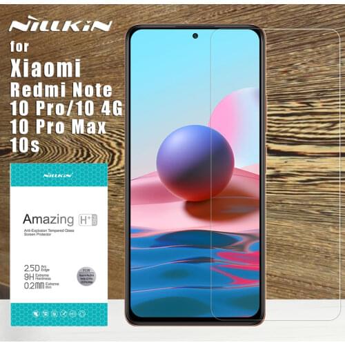 Nillkin for Xiaomi Redmi Note 10 Pro Tempered Glass 2.5D 9H Pro Screen Protector for redmi note 10 Pro max 10s 5G 4G