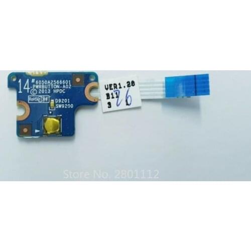 New Laptop Switch Power Button Board for HP ProBook 640 G1 645 Button Board with Cable 6050A2566601