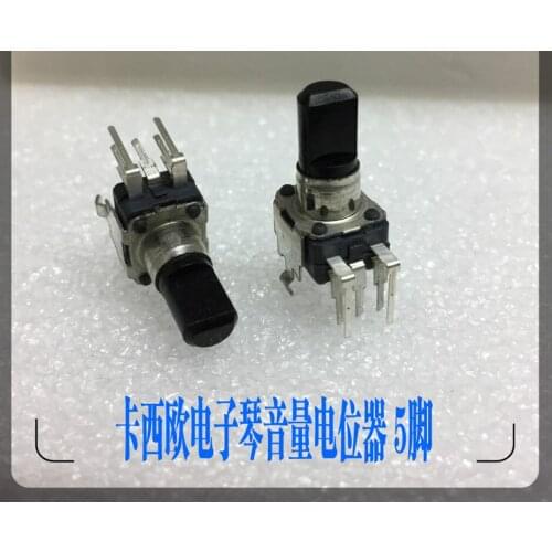 100% 2PCS New and origina Potentiometer 5 pin A103=A10K B5K B502 potentiometer