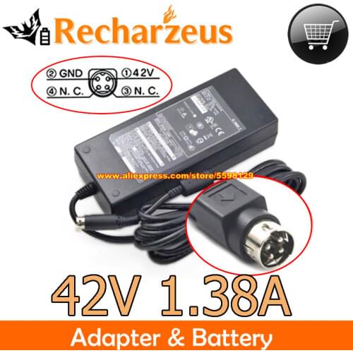 Genuine For EPSON 42V 1.38A M248A 4pin For COLORWORKS C3500 AC DC Adapter Computer Charger Laptop Power Supply
