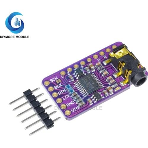 PCM5102 Audio DAC Decoder Board I2S Interface with 3.5mm AUX Jack Music Player Digital Amplifier Speaker Module For Raspberry Pi