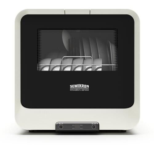 Sterilization Drying Fully Automatic Smart Desktop Disinfection Brush Dishwasher All-in-one White (washable 6 Sets) Dish Washers