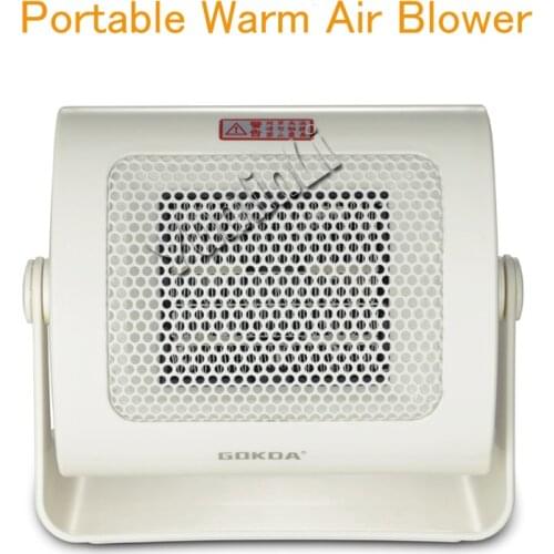 Portable Warm Air Blower Mini Electric Air Heater Home Office Warm Heater Fan | Energy-saving Mute Fast Heat 500W RNF-500Q
