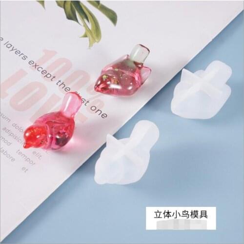 Transparent Silicone Mould Dried Flower Resin Decorative Craft DIY Three-dimensional bird Mold epoxy resin molds for jewelry