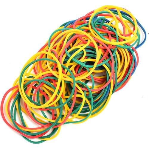 100pcsTattoo Rubber Bands For Tattoo Machine Gun Tubes Needle Tip Supplies Colorful Elastic Rubber Bands