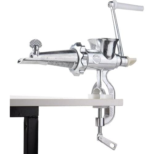 Silver Hand Operated Grinder 2 In 1 Hand Operated Juicer Meat Grinder For Meat Fruit Vegetable Wheatgrass