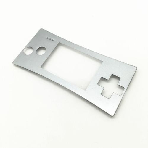 Silver Repair Front Shell Faceplate Case Cover for Nintendo Gameboy Micro GBM