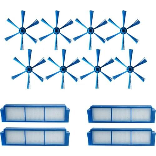 Replacement Side brush Dust Hepa Filter For Philips FC8792 FC8794 FC8796 FC8007 Robot Vacuum Cleaner Filters Parts Accessories