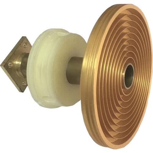 WR75 Waveguide Ku band Prime focus LNB feedhorn with 9 rings