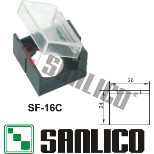 Push button guard cover push button switch protective cover plastic cap SF-16 (16mm hole)