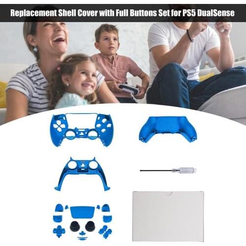 100% Original Size For PS5 Handle Replacement Shell Cover Controller Protection With Full Buttons Set For PS5 DualSense Gamepad