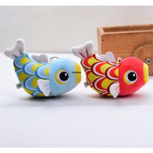 400pcs/lot , 8CM Stuffed Ocean Animal Fish toy , Party Gift TOY , Keychain Plush Doll