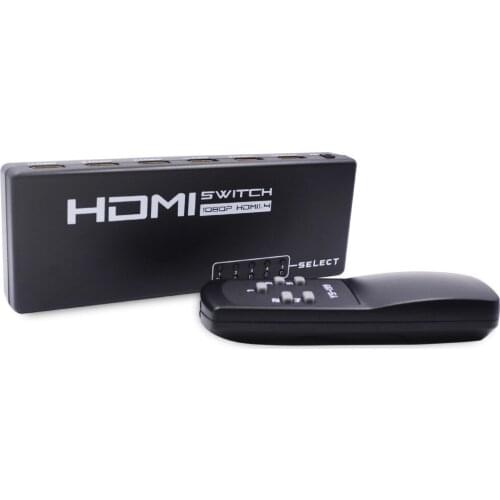 4K*2K 1080P Switcher HDMI Switch Selector 5x1 Splitter Box With Remote Control Ultra HD