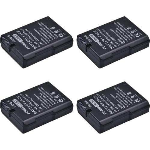 PowerTrust 4x 1500mAh EN-EL14 EN-EL14a EN EL14 Battery for Nikon D90 D300 D5300 D5200 D5100 D3300 D3200 D3100 P7100 P7200