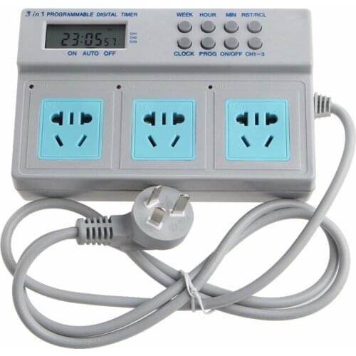 Temperature Controller Socket AC 220V Digital Thermostat Regulator Temperature Controller Socket 1.5M Cord Switch Timing Socket