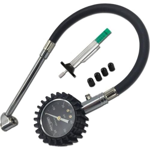 Godeson Tire Pressure Gauge 0-60psi,glow in the Dark with Tire Valve Caps,Tire Thread Depth Gauge
