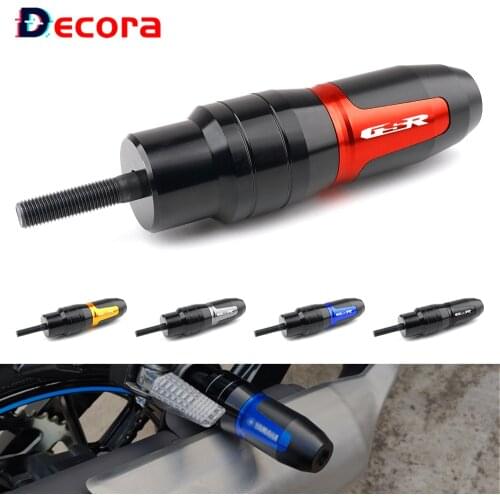 For SUZUKI GSR400 GSR600 GSR750 GSR 400 600 750 Motorcycle CNC Frame Crash Pads Exhaust Sliders Protector Falling Protection