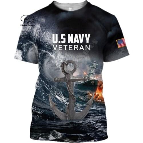 PLstar Cosmos 3DPrint Camouflage Newfashion Veteran Army Navy Unisex Men/Women Harajuku Streetwear Funny Short Sleeve T-shirt W1