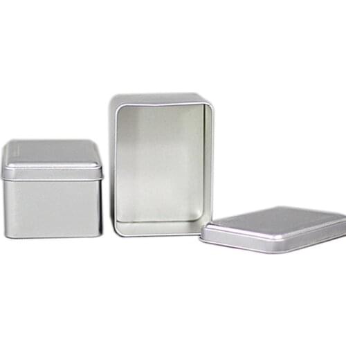 Xin Jia Yi Packaging Small Sliver Metal Boxes Rectangular Kitchen Canisters Set Cookies Wedding Party Universal Tin Can