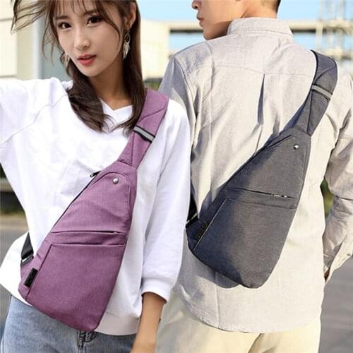 Male Oxford Waist Packs Sling Bag Crossbody Outdoor Sport Shoulder Chest Daily Picnic Canvas Messenger Pack Crossbody