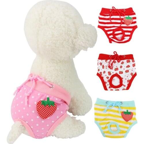Pholoumie Pet Dog Clothes Physiological Menstrual Hygiene Pants Pet Menstrual Pant Dog Puppy Cat Clothes Dog Panties Dog Pants