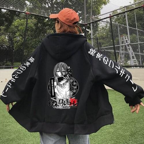 Record of Ragnarok Printed Sweatshirt Hoodie Women/Men Harajuku Manga Thor Fashion Zip Coat Hooded Autumn Loog Sleeve