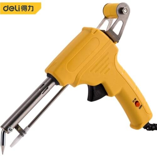 Deli DL394045 60W External Heat Solder Gun Copper Soldering Iron Tip Electrical Repair Tools Electrician Power Tools